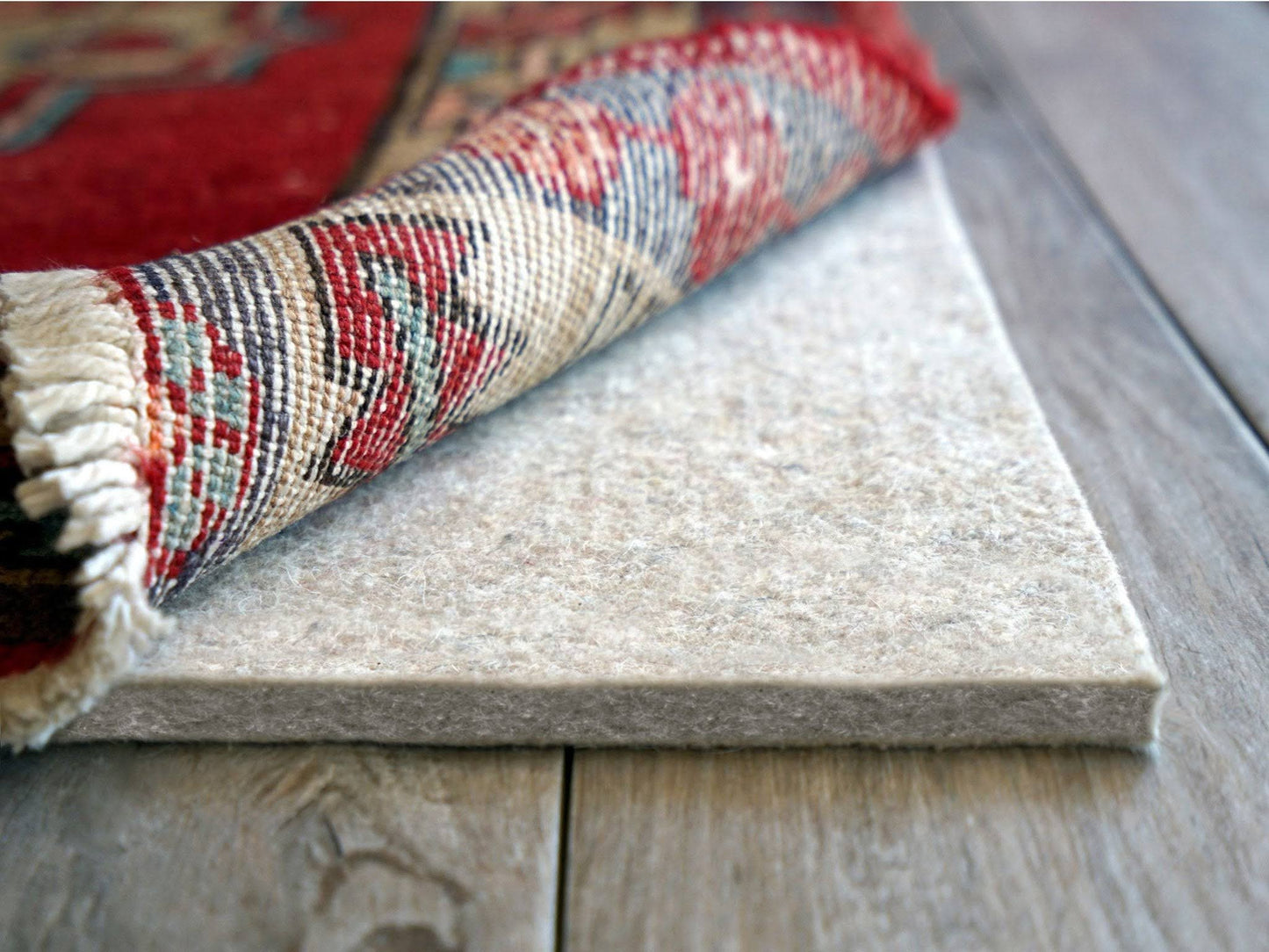 Rug Pads for Hardwood Floors - Eco Plush 1/2" 3'x12' - Free Custom Cut - Product image 1