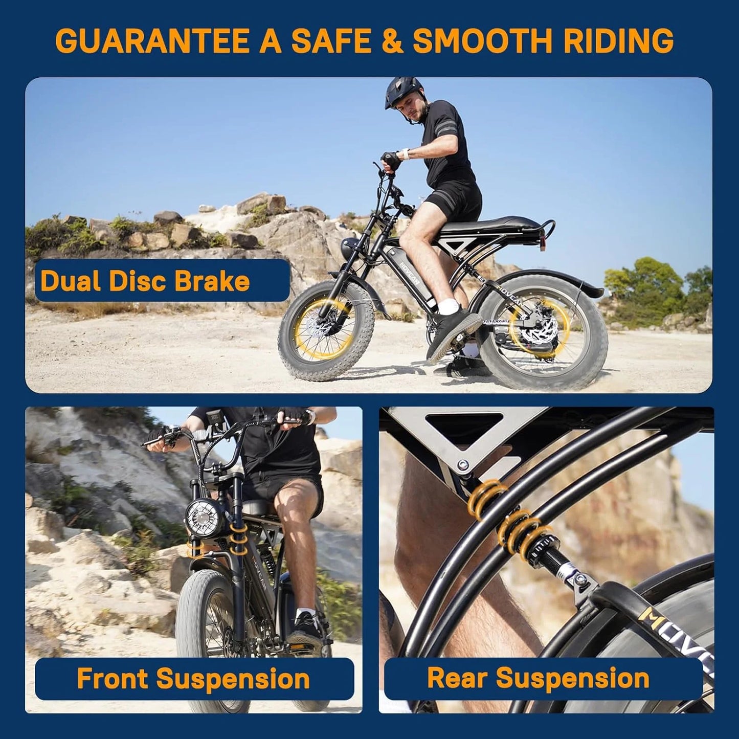 Movcan 20" 48 V Electric Mountain Ebike - Product image 8