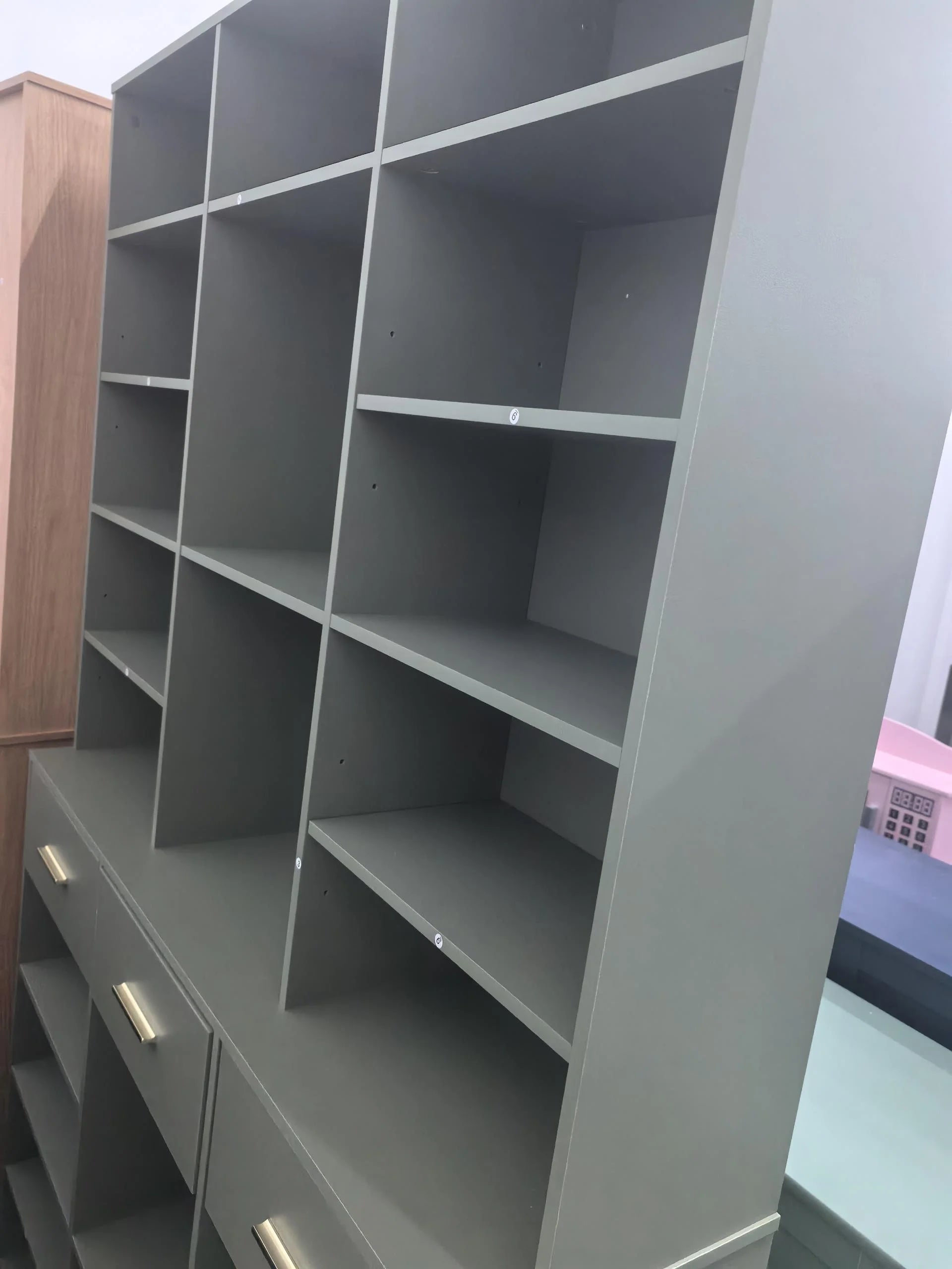 Homfa 75 - Inch Bookshelf and Bookcase with 3 Drawers, Wooden Storage Book Shelf with Adjustable Shelves - Product image 12