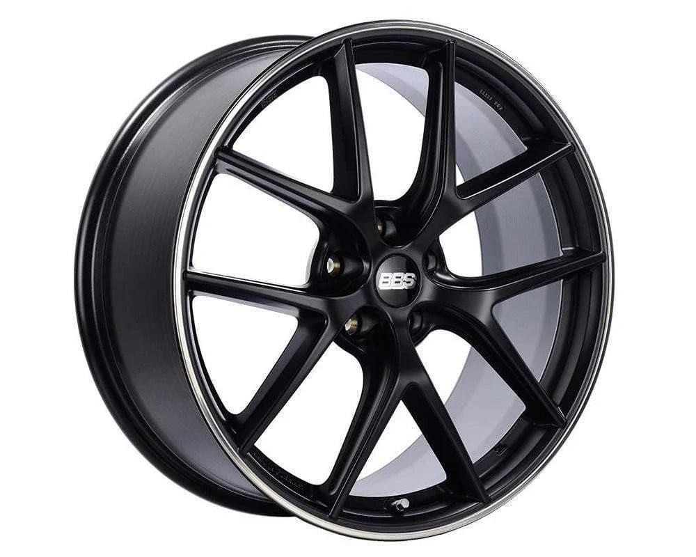 BBS CI-R Wheel Black Center w/ Polished Rim 5x112 19"