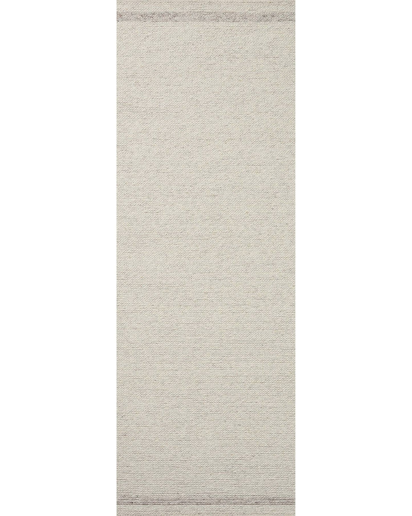 Magnolia Home by Joanna Gaines x Loloi 2'6" 7'6" Mist/Silver Ashby ASH-02 Runner Area Rug - Product image 1