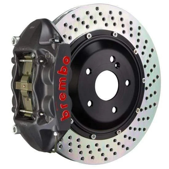 Brembo GT-S Systems 380x28 2-Piece 4 Piston Hard Anodized Drilled Rear