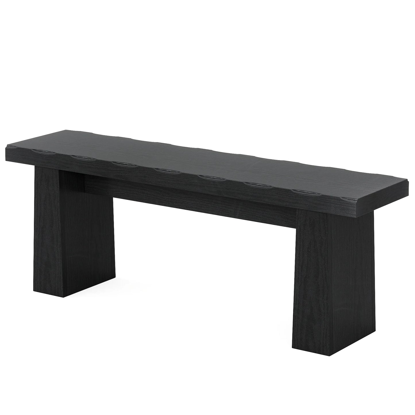 Fnova 48" Wooden Two - Person Backless Entryway Bench with Under - Bench Storage for Outdoor Garden - Product image 25