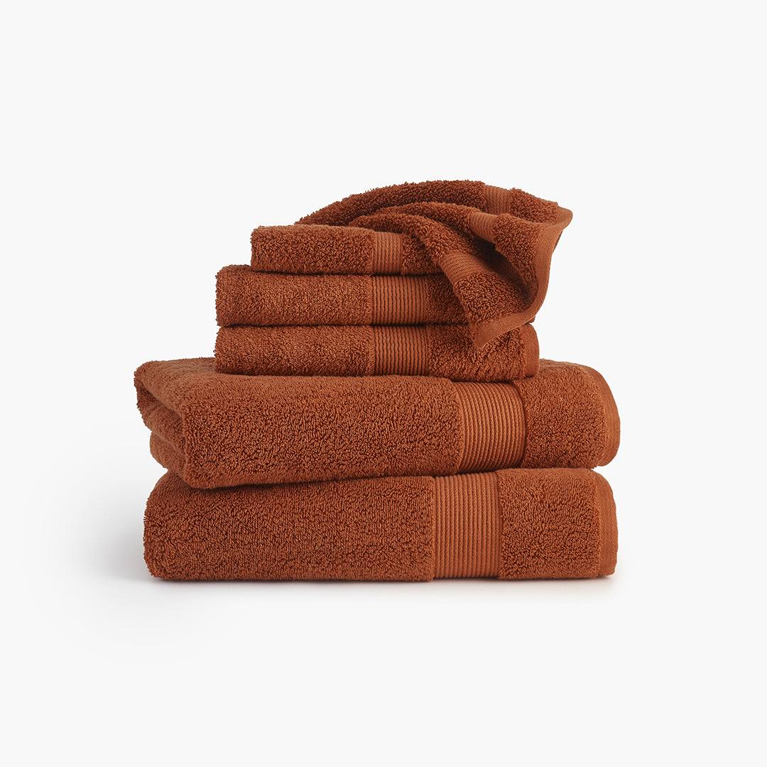 Under The Canopy Classic Organic Towel - Rust, / Bath Sheet Bath Sheet Rust - Product image 1